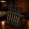Stahlspitzen-Dart-Halterständer, mit 6 Schlitzen, Langlebiger Acryl-Organizer, Kompaktes Aufbewahrungs-Display-Rack für Spielzimmer, für Und Organisation Vitrine