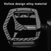 1 Pair Bicycle Pedals with Sealed Bearings Hollow Design Non-Slip Universal Threaded Port Simple Installation MTB Pedals Cycling Accessories