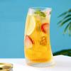 450ml/300ml Glass Cup Sail Shaped Rolling Vertical Transparent Tea Juice Glass Beer Can Milk Drink Cups Breakfast Mug Drinkware