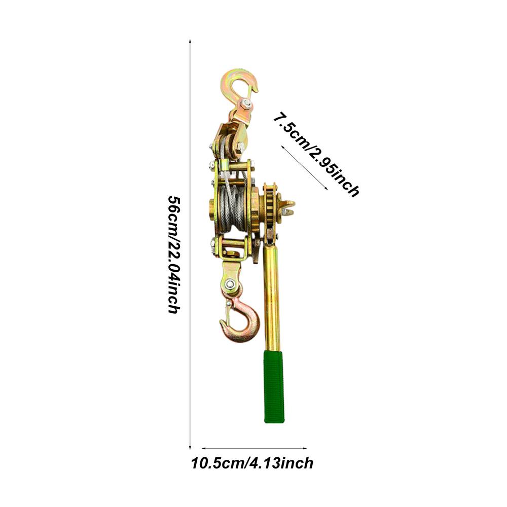 Rope Ratchet Tightener Wire Tightener Rope Tensioner Manual Tensioner Rope Tightener Ratchet Pulley With Reinforced Gears