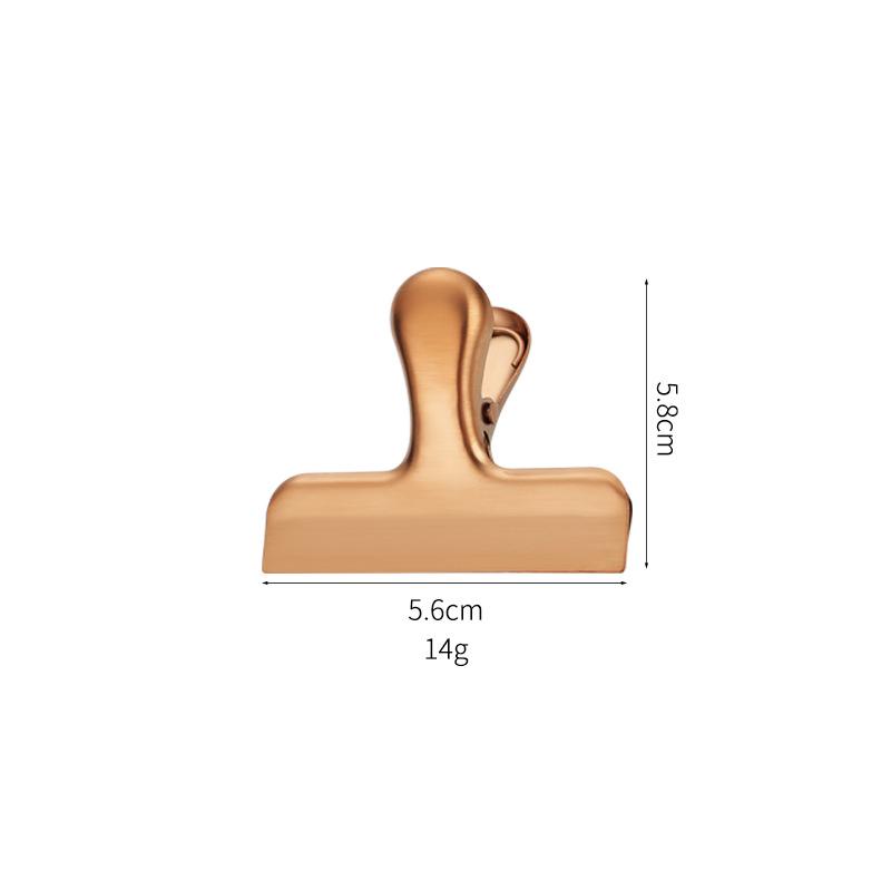 Stainless Steel T-Type Kitchen Food Sealing Clip - Moisture-Proof Freshness and Snack Bag Clip