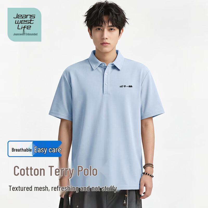 

JEANSWEST LIFE Men s Short Sleeve Polo T-Shirt with Cartoon Dog Print 4XL