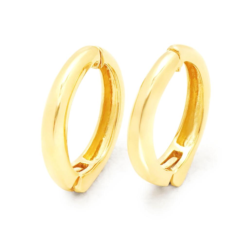 ESTELLE [Official] Women's Earrings, Silver with Yellow Gold Plated, 0776-0060-0000-0000