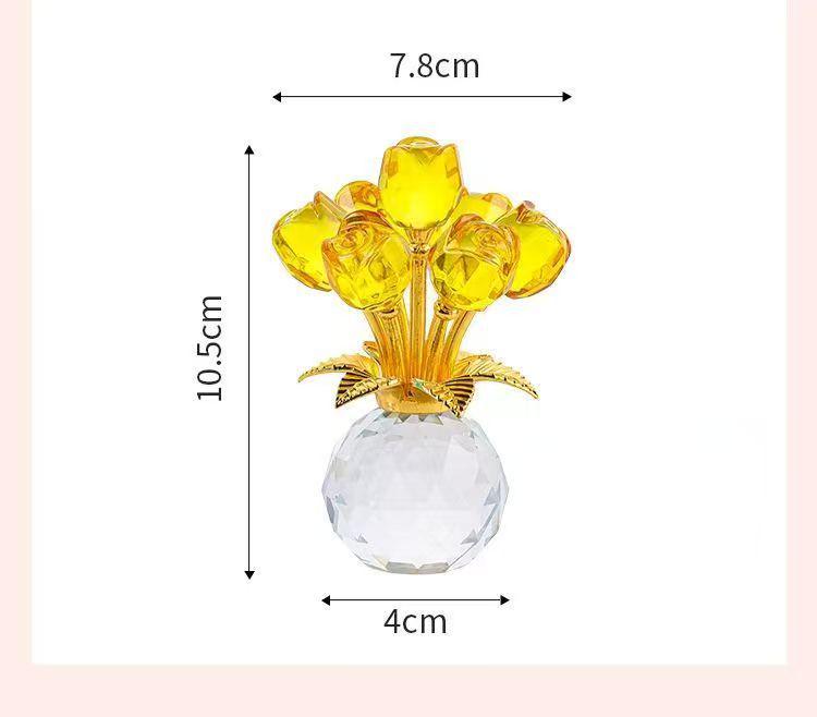 Eternal Crystal Rose: Exquisite Valentine's & Women's Day Gift for Her
