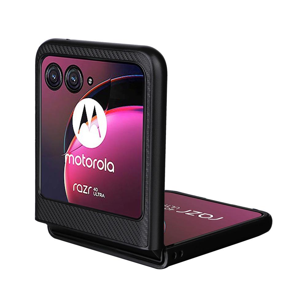 Motorola Razr40 Ultra Retro Leather Grain Protective Phone Case