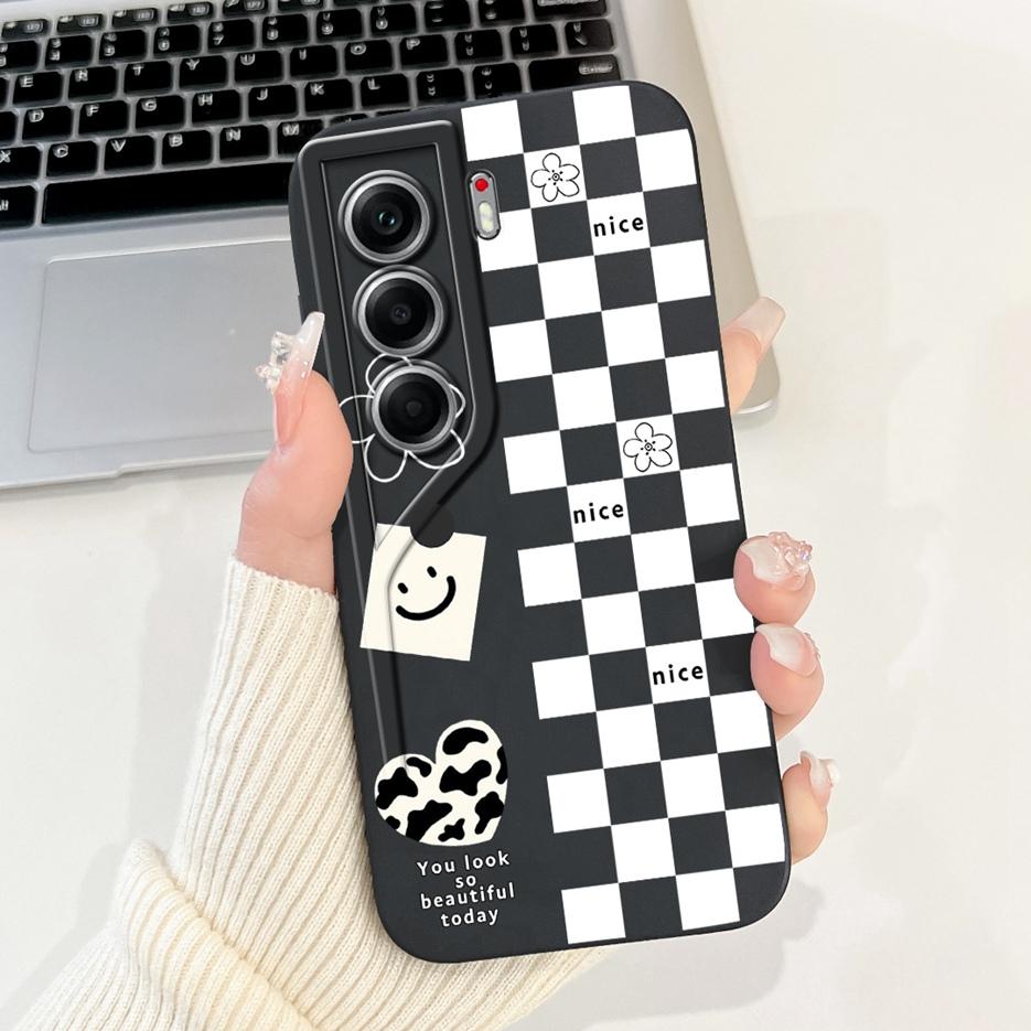 For Tecno Camon 40 Pro 4G Case CM6 Luxury Art Painted Cover Shockproof Phone Case For Tecno Camon40 Camon 40 Pro CM7 Soft Fundas