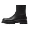 Zara Leather Versatile Comfortable Thick Sole Height Increasing Ankle Boots Men ankle boots Black 12098320800