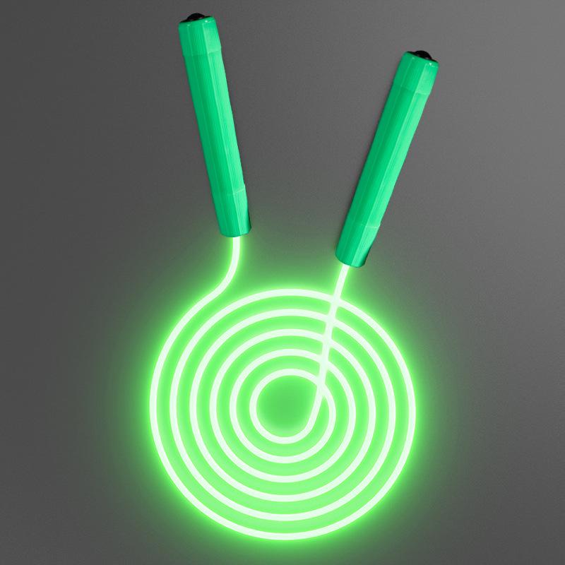 Luminous LED Fiber Optic Skipping Rope for Kids & Adults - Dazzling Colorful Light for Outdoor Evening Fun