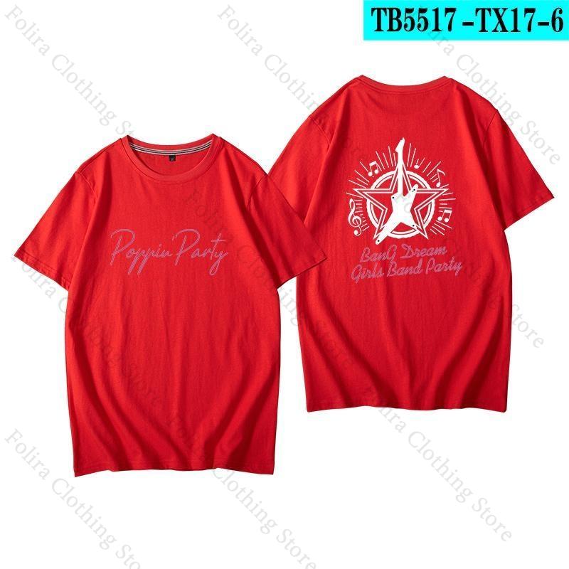 

BanG Dream Roselia Same Tshirt Print Summer Tops Short Sleeve Tee for Unisex Women Unisex Clothing Daily Wear Unisexs Tshirts S