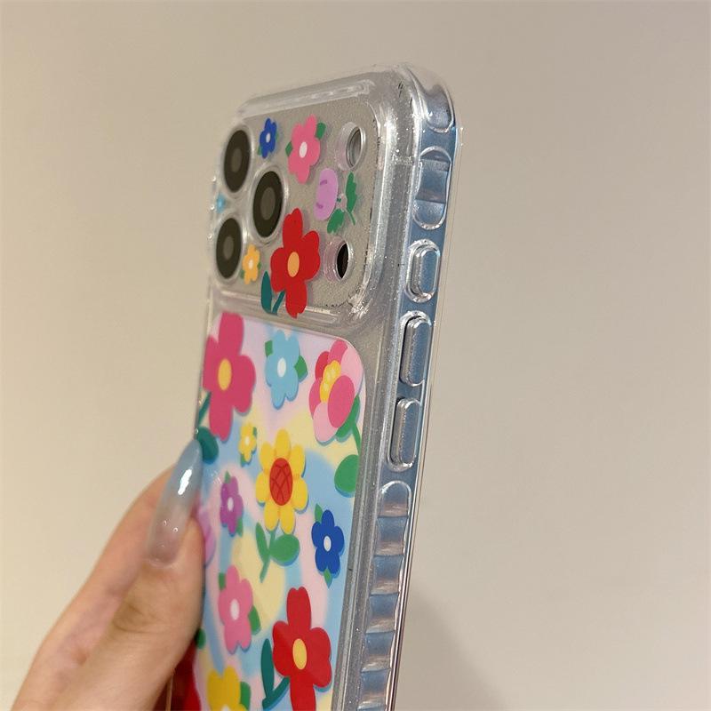 Colorful Flower Heart Case for iPhone 17, 16 Pro Max, 15 Pro - New Minimalist Style
