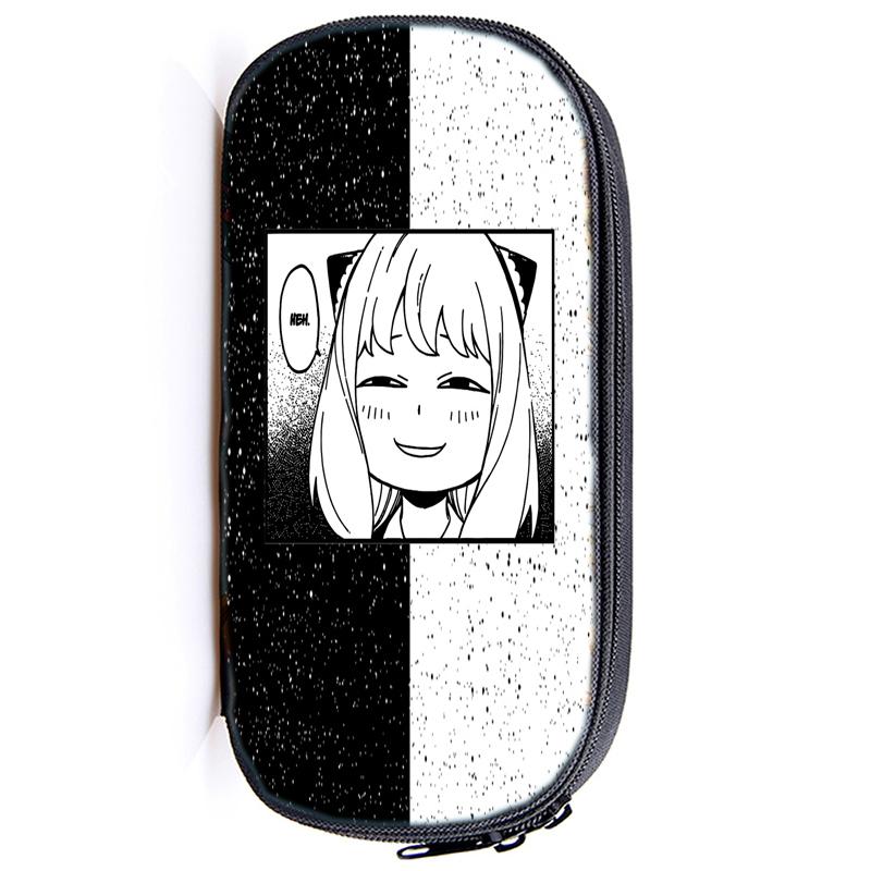 Spy X Family Pencil Case Anya Forger Multifunction Pencil Pouch School Supplies Pen Case Stationery Pencilcase
