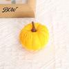 Reusable Halloween Decorations 20 PCS Velvet Pumpkin Decorative Ornaments, Multi-Color Artificial Fall Harvest Decor Tiered Tray for