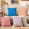Chic Houndstooth Pattern Style Cushion Cover Premium Comfort Reversible Pillow Cove In One Design For Any Room & Car Interior
