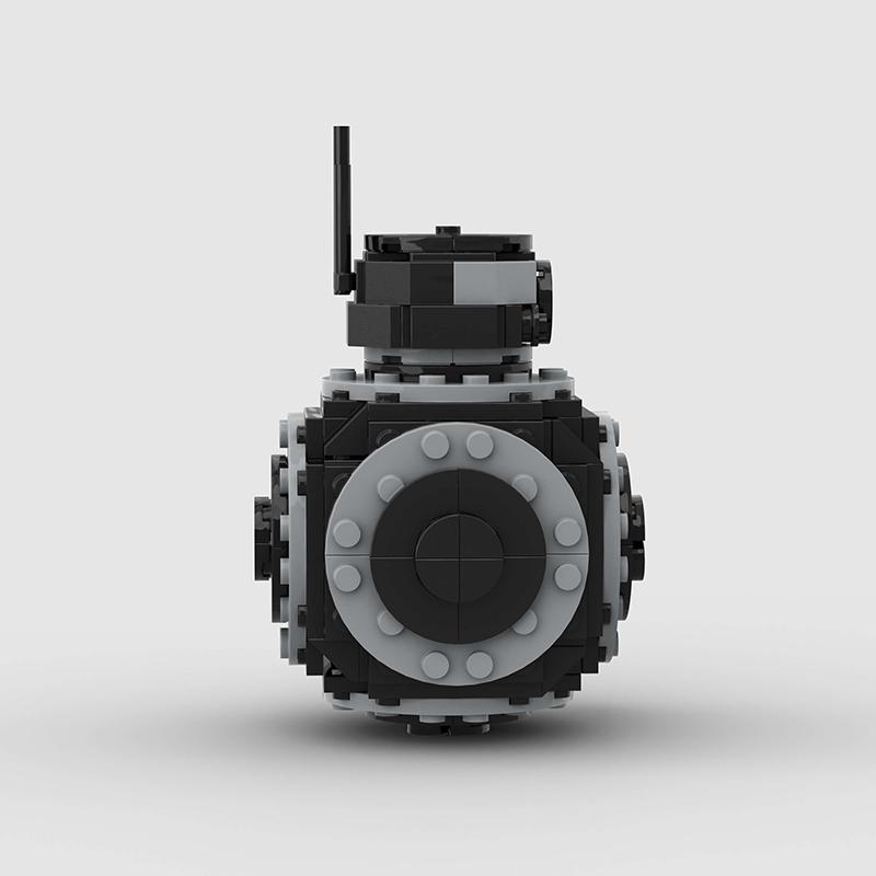 MOC BB-9E Aerospace Mechanical Robot Craft Star Battle Ship Building Blocks Sets Last Jedi Imperial Galactic Republic Space War