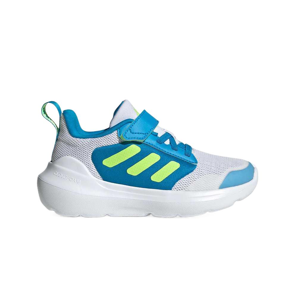 Adidas Tensaur Run 3.0 Synthetic Leather Comfortable Fashion Versatile Trendy Low-Top Kids Training Shoes Kids Training Shoes Gray Blue Yellow JQ4850