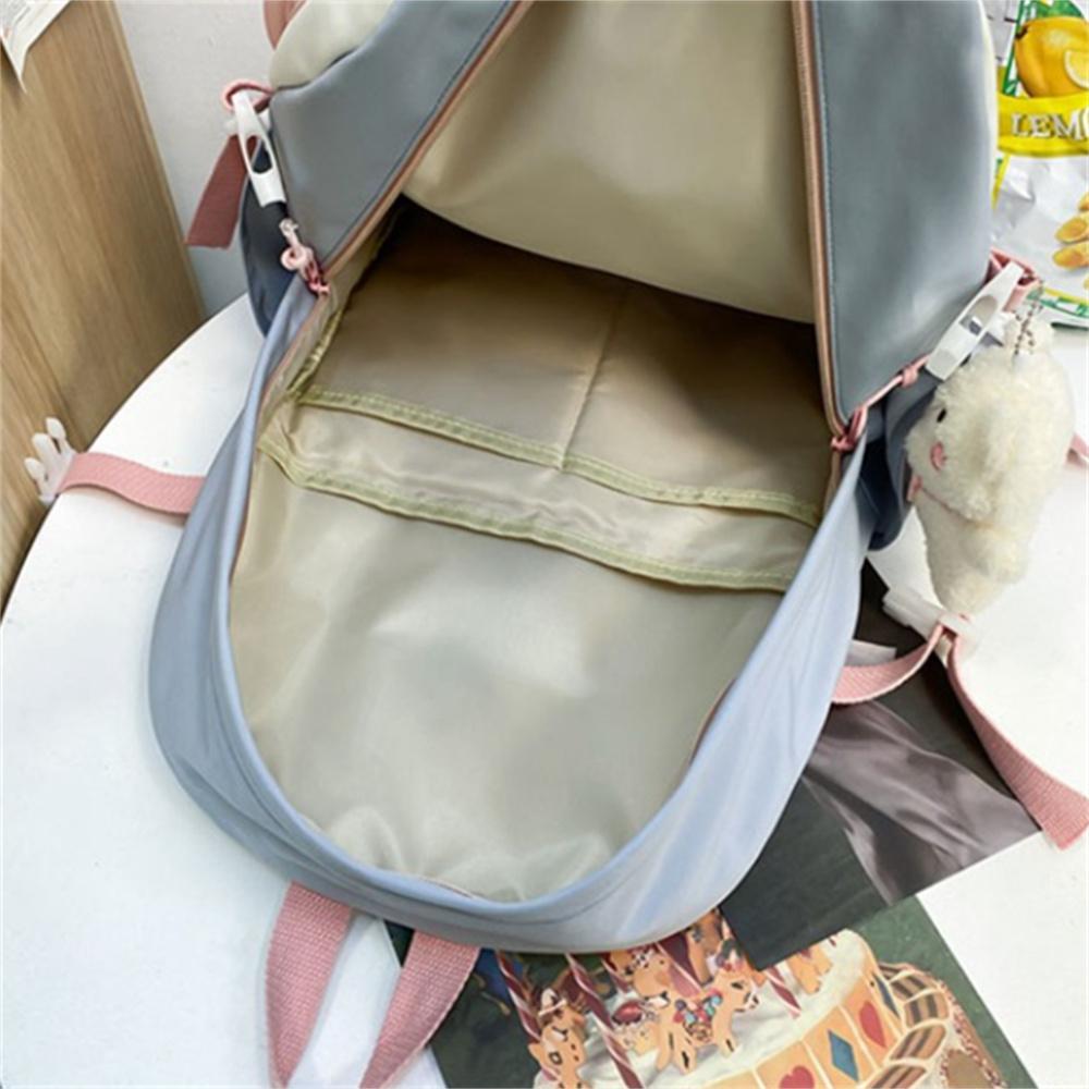 New Two-Piece School Bag Large-Capacity Shoulder Bag Backpack