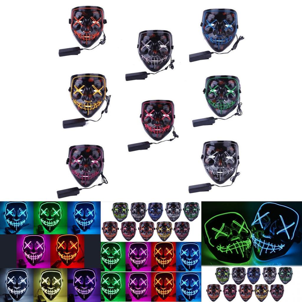 3-Modi Halloween Gruselmaske für Cosplay mit komfortablem, einzigartigem, ergonomischem Design