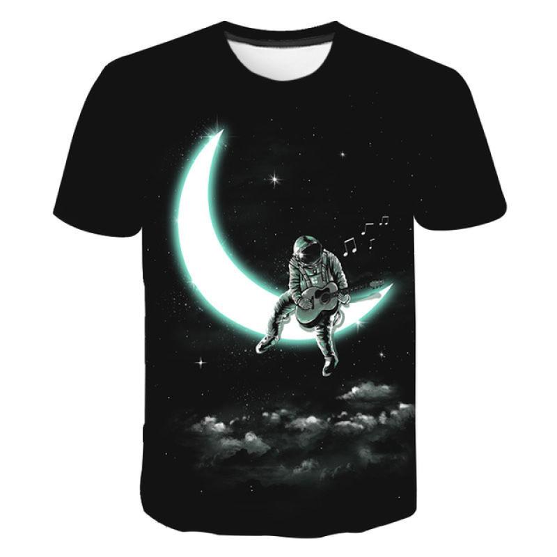 Summer Trend Men Street Casual Style funny t shirts Fashion Selling Leisure harajuku 3D Printed Round Neck Short Sleeve Tees Top