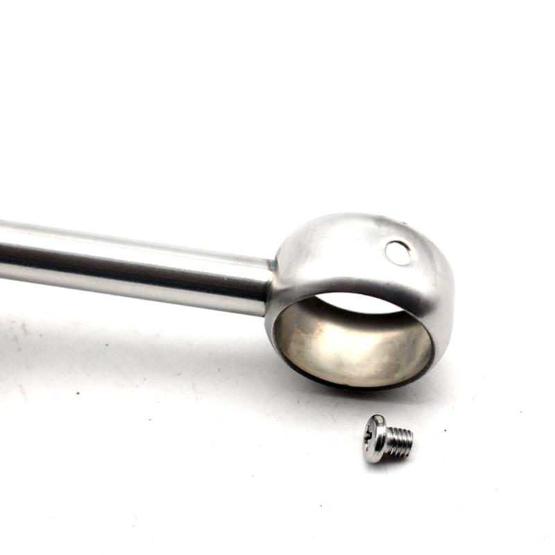 2 pièces Supports de Poteaux de Rideaux de Plafond Robustes en Acier Inoxydable Pour Tiges de 25x100mm Argent/Noir