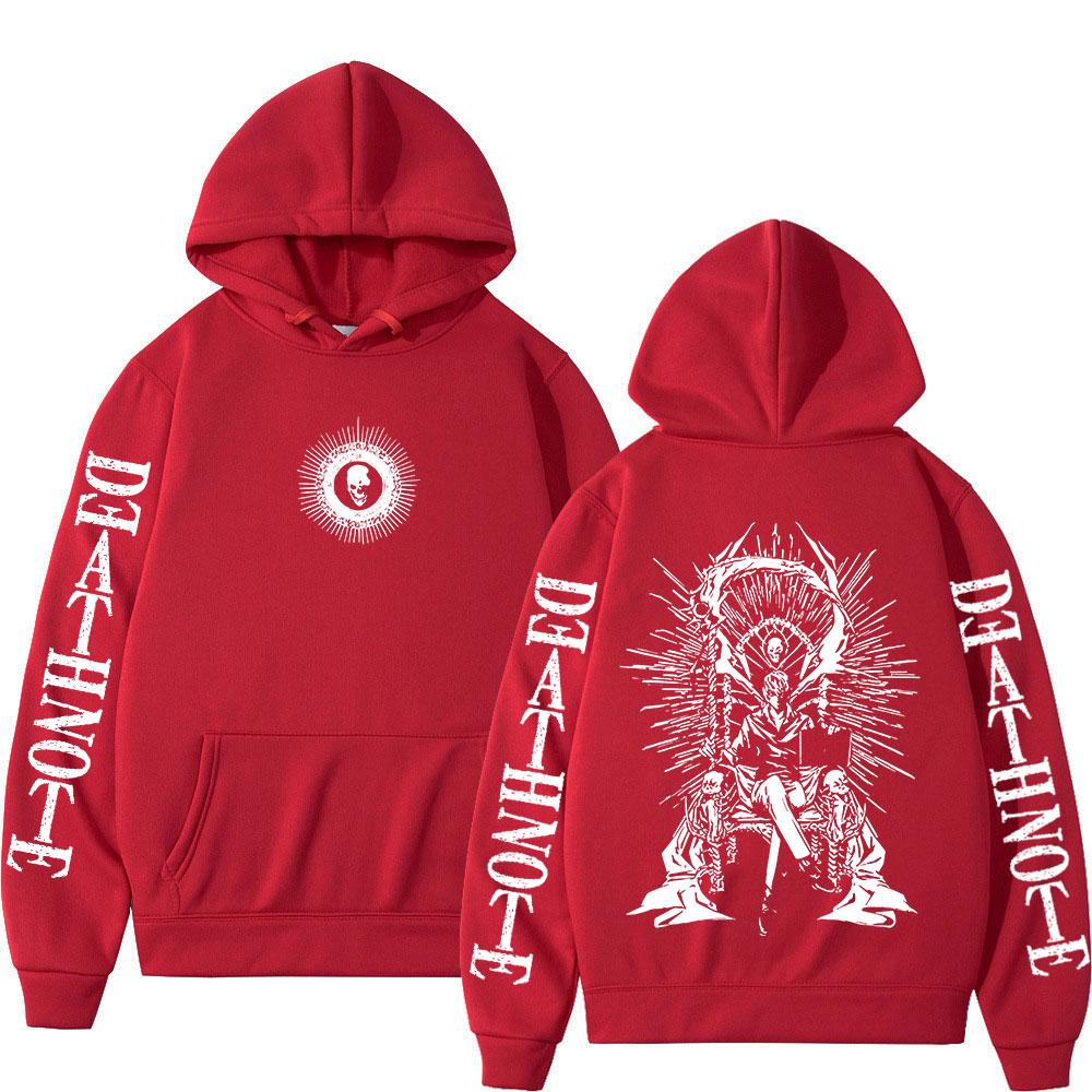 Anime Death Note Hoodies Yagami Light L·Lawliet Gothic Sweatshirt Herren Damen Kleidung Mode Langarm Pullover Streetwear