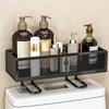 Toilet Shelf Metal Adhesive Space Saving Bathroom Stand Over Toilet Storage Shelves for Home Restroom Kitchen Laundry Room Paper