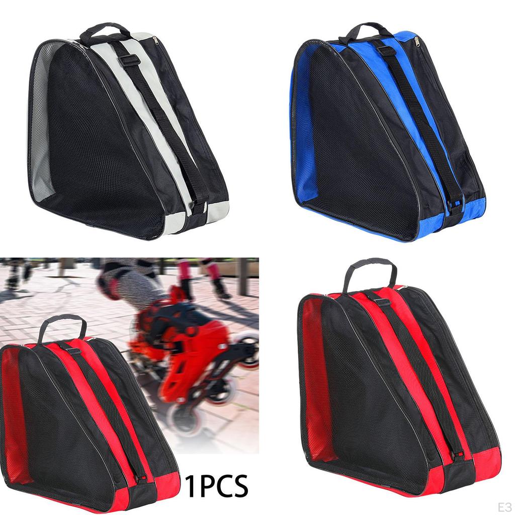 Roller Skate Bag Ice Oxford Cloth Handbag Tote Skating Shoes Storage
