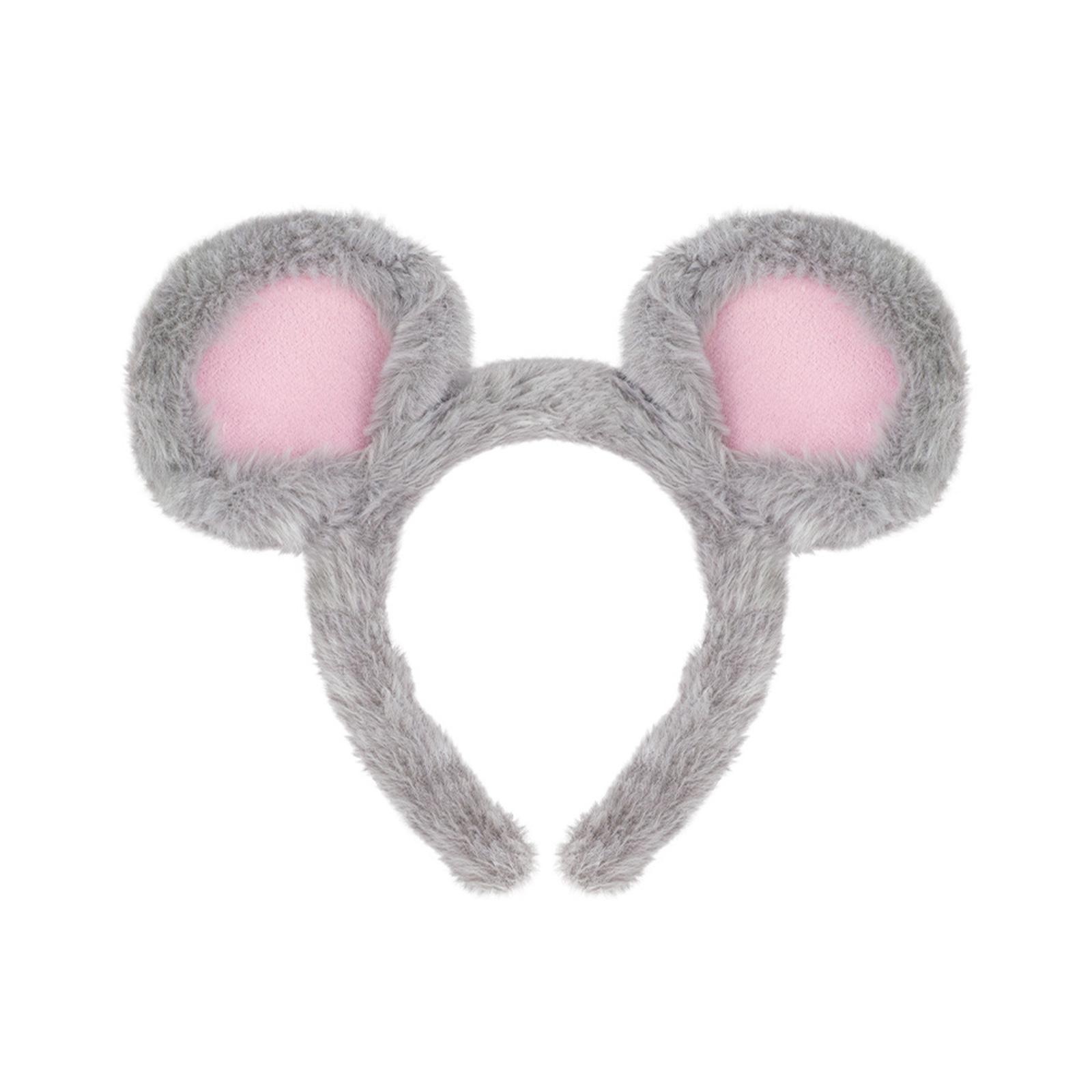 Kids Mouse Costume Accessories Set Mouse Ears Headband Tail Tutu Animal Fancy Costume Kit for Halloween Cosplay Party 7