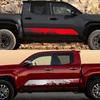197x22cm 2PCS OFF RAOD Sport Stripes Car Body Door Side Decor Sticker For-Toyota TACOMA TRD PRO Racing Accessories Vinyl Decals