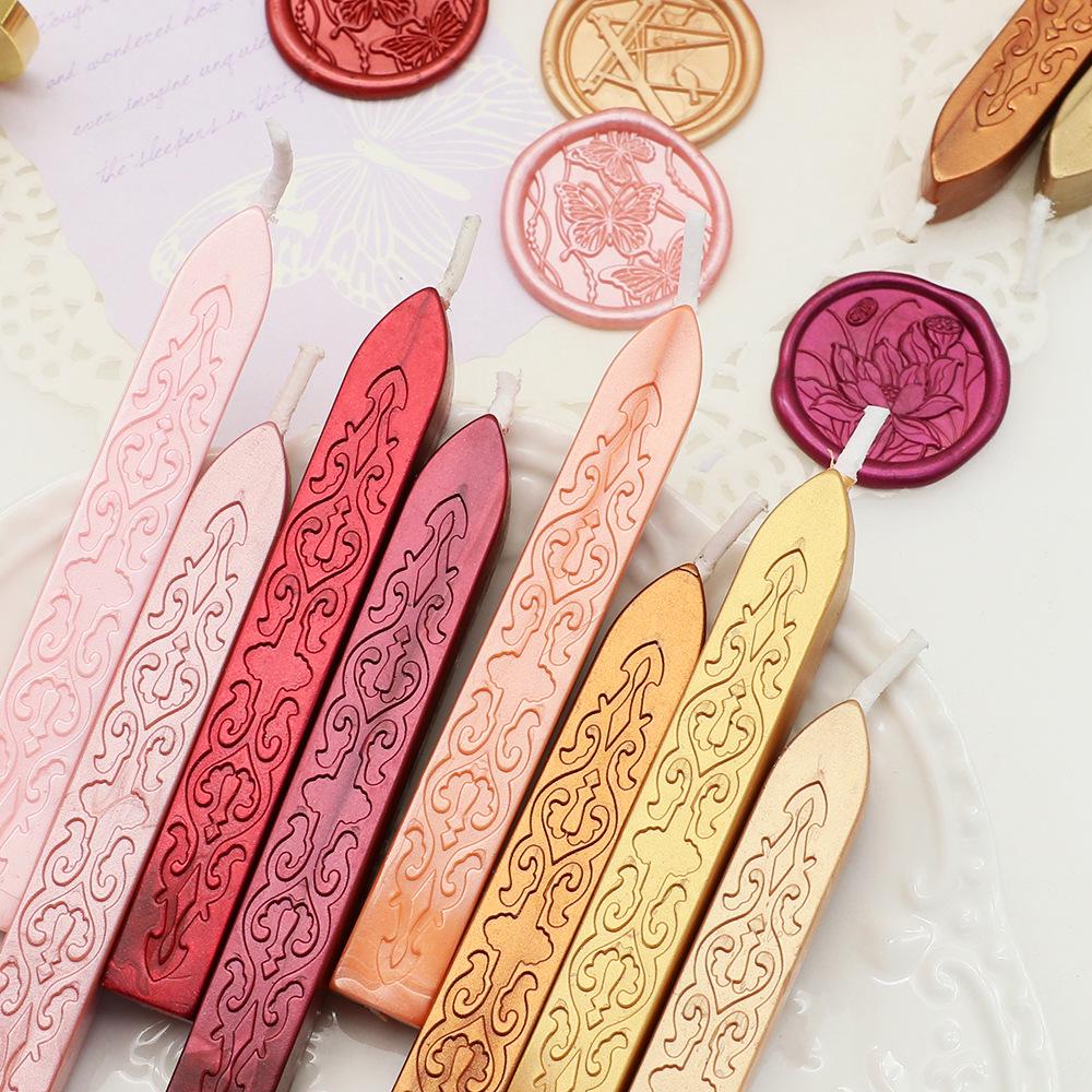 Arrow Pattern Sealing Wax Stick, Core Retro Fire Paint Wax Seal for Envelopes, Available in Multiple Colors
