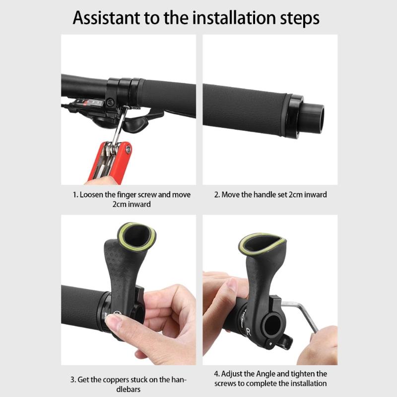 Pohodlné Rozšíření Řídítek pro Jízdní Kola Snadná Montáž Ergonomické pro Horská Kola, Nastavitelné & Rozšiřitelné Řídítka