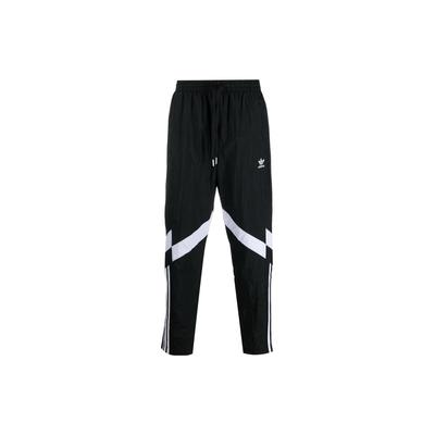 Originals Trébol FW22 Estampado Revive Logotipo Rayas Cordón Pierna Recta Pantalón de Chándal Hombre Parte Inferior Negro HK7325