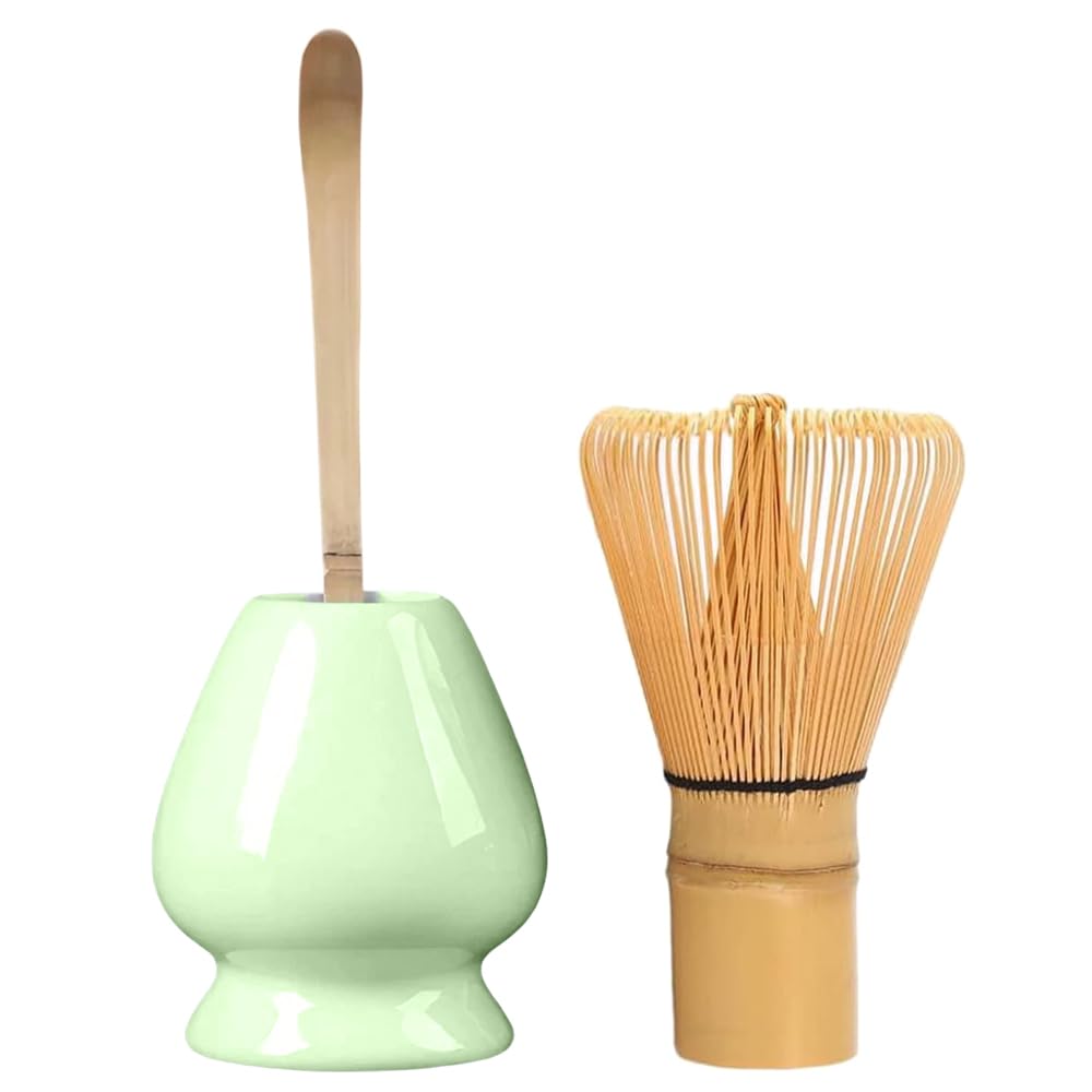 

Ichiyo Ichie Matcha Set, a 3-Piece Set for Tea Ceremony, Includes Bamboo Chasen (Tea Whisk), 100-Standing Chasen (Chasen), Chashaku (Chasen