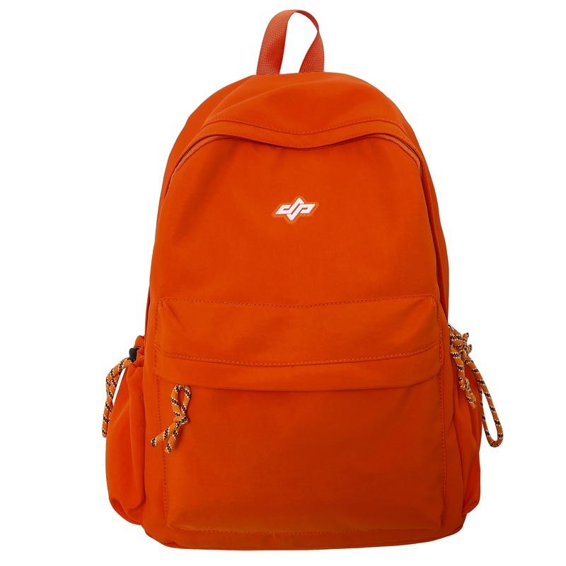 

Large Capacity Student School Bag Unisex Lightweight Backpack оранжевый