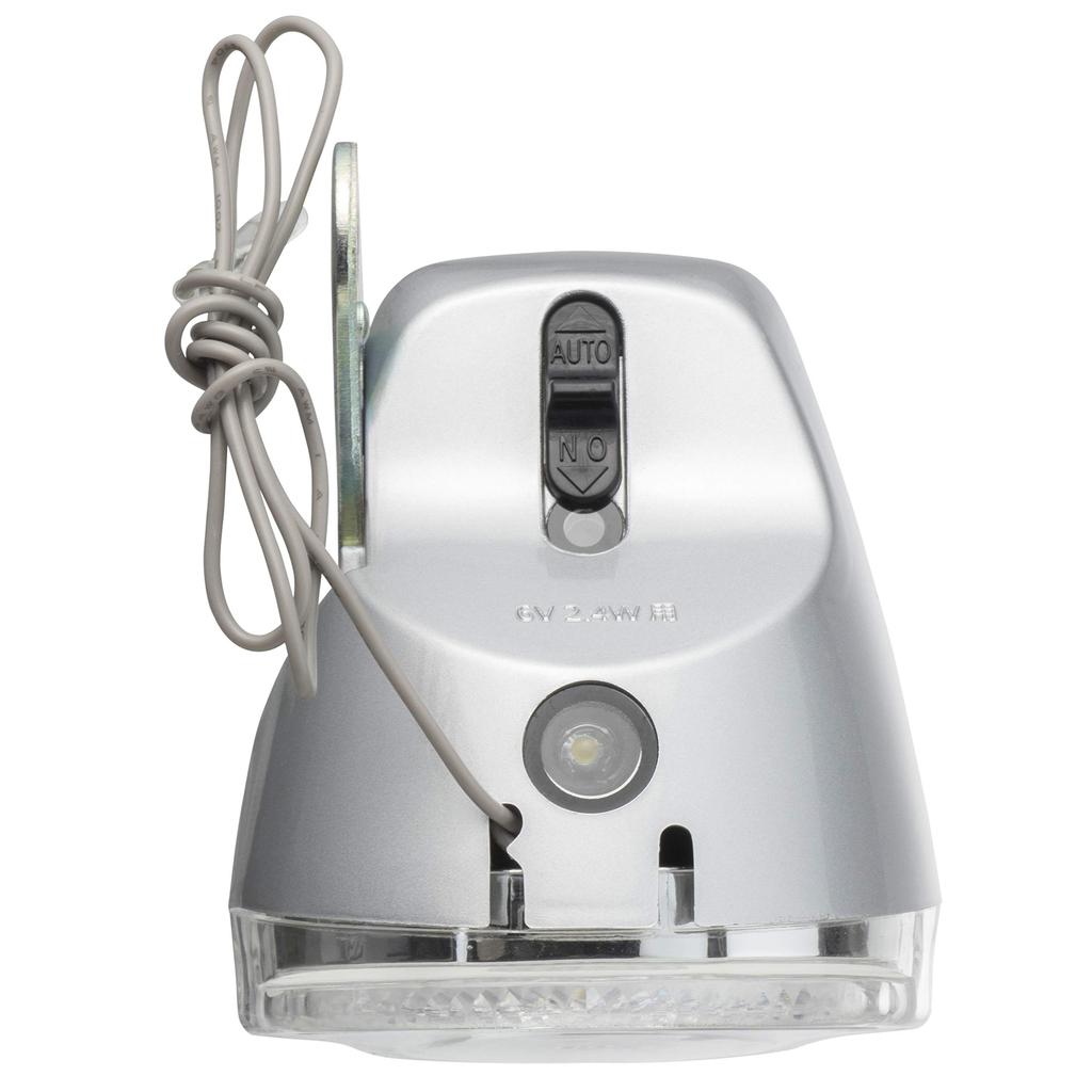 Panasonic LED Hub Dynamo Light with Foot 65mm W X 76mm D X 69mm H NSKL135-S Light, Silver,