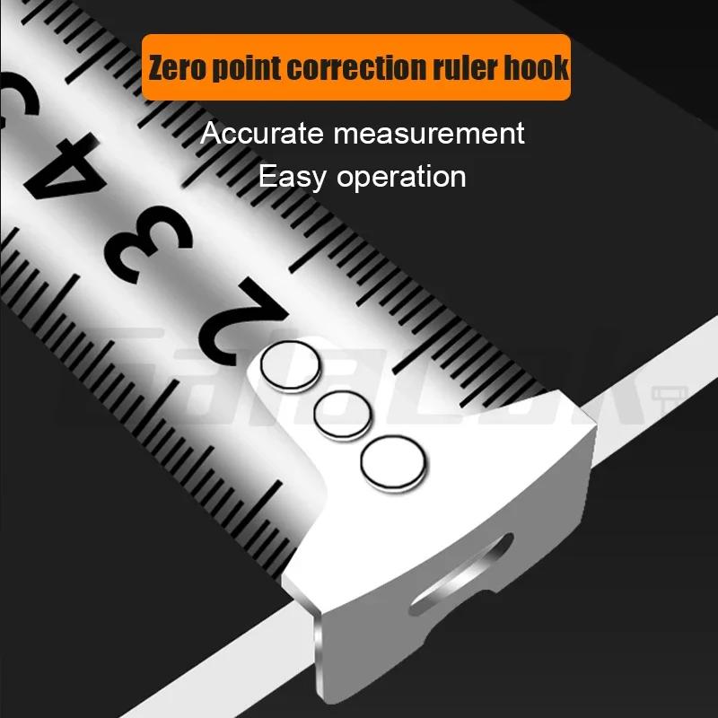 3/5/7.5/10 Meter Anti-drop Stainless Steel Tape Measure Site Construction Meter Measure Puller Rule Measuring Tools 2025
