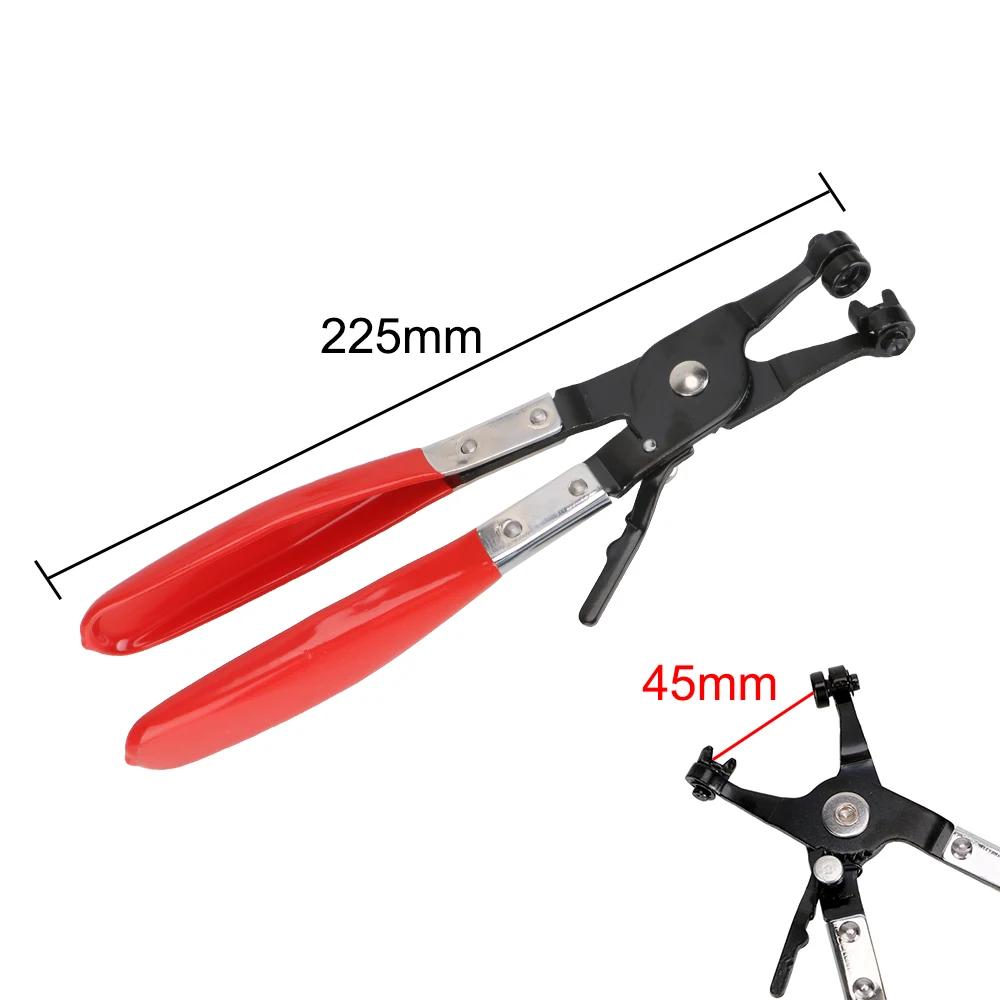 Clamp Puller Locking Car Hose Clamps Pliers Water Pipe Hose Flat Band Ring Type Tool for Garden Auto Removal Tools Straight