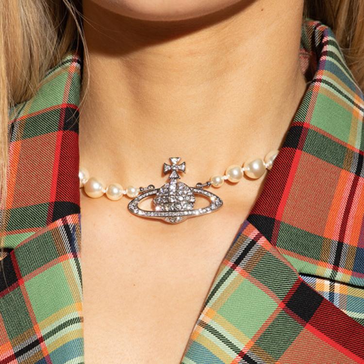 VIVIENNE WESTWOOD Orb Pearl Necklace 6301010602p104