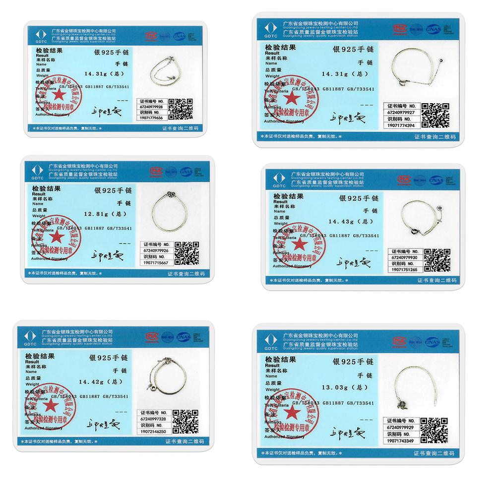 925 Silver Clover Butterfly Snowflake Bracelet Bracelet Fit Original Charm Bead DIY Design Jewelry Women