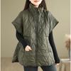 Bomullsvest for kvinner Høst Vinter Mote Enkelhet Komfortabel dunvest i bomull Temperament Allsidig damejakke