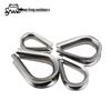 304/316 Stainless Steel European Rope Thimble for Wire and Nylon Rope - Playground Net Thimble