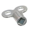 4 Pack Radiator Vent Wrenches Crafted from Aluminum Alloy Featuring 5mm Square Socket for Reliable Heating System Maintenance