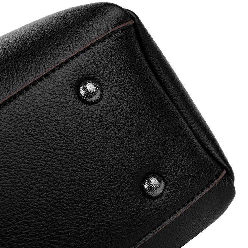 Simple Generous Solid Color Women's Handbags New Style Large Capacity Ladies Bucket Bag High End PU Leather Single Shoulder Bag for Mother's Day Gifts