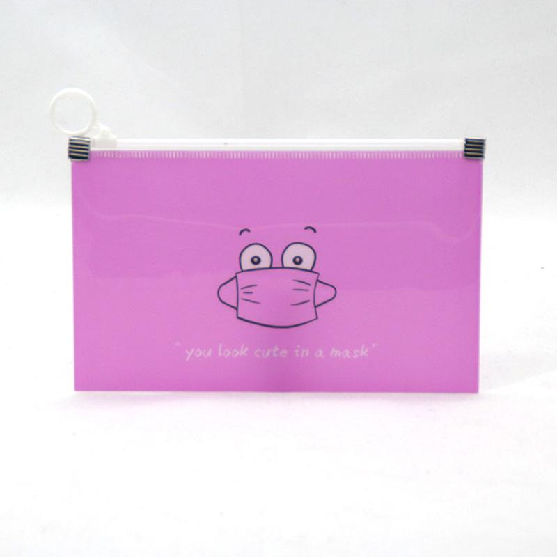 Torba do przechowywania maseczek, etui na maseczki, pyłoszczelna saszetka zapinana na zamek, piórniki, podróżny przenośny organizer, etui na maseczki, oszczędność dla studenta