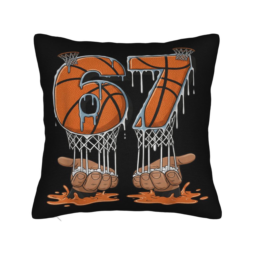Basketball 67 Six Seven Pillow Cover Morden Pillow Case For Living Room Sofa Print Pillowcases Gift