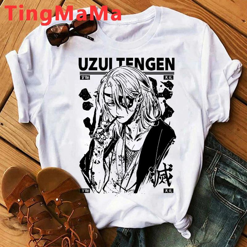 Demon Slayer Rengoku T Shirt Unisex Kimetsu No Yaiba Tshirt Anime Uzui Unisex Cartoon Tanjiro Inosuke Zenitsu Nezuko T-shirt Unisex