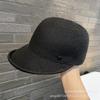 Casual Wind Curling Big Brim Cap Women's Fine Grass Woven Breathable Sunshade Sunscreen Hat Korean Version Beach Hat