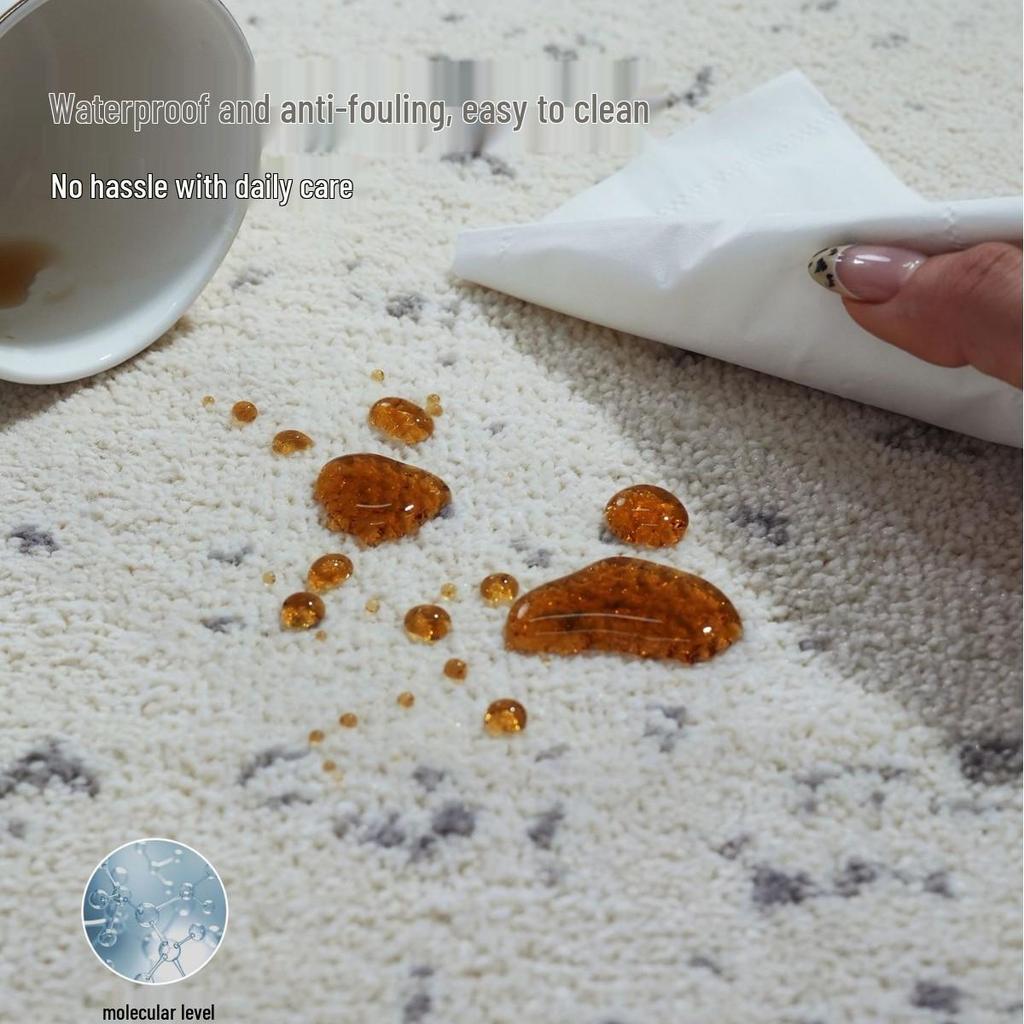 Waterproof Italian Luxury Minimalist Rug for Living Room, Bedroom, or Sofas