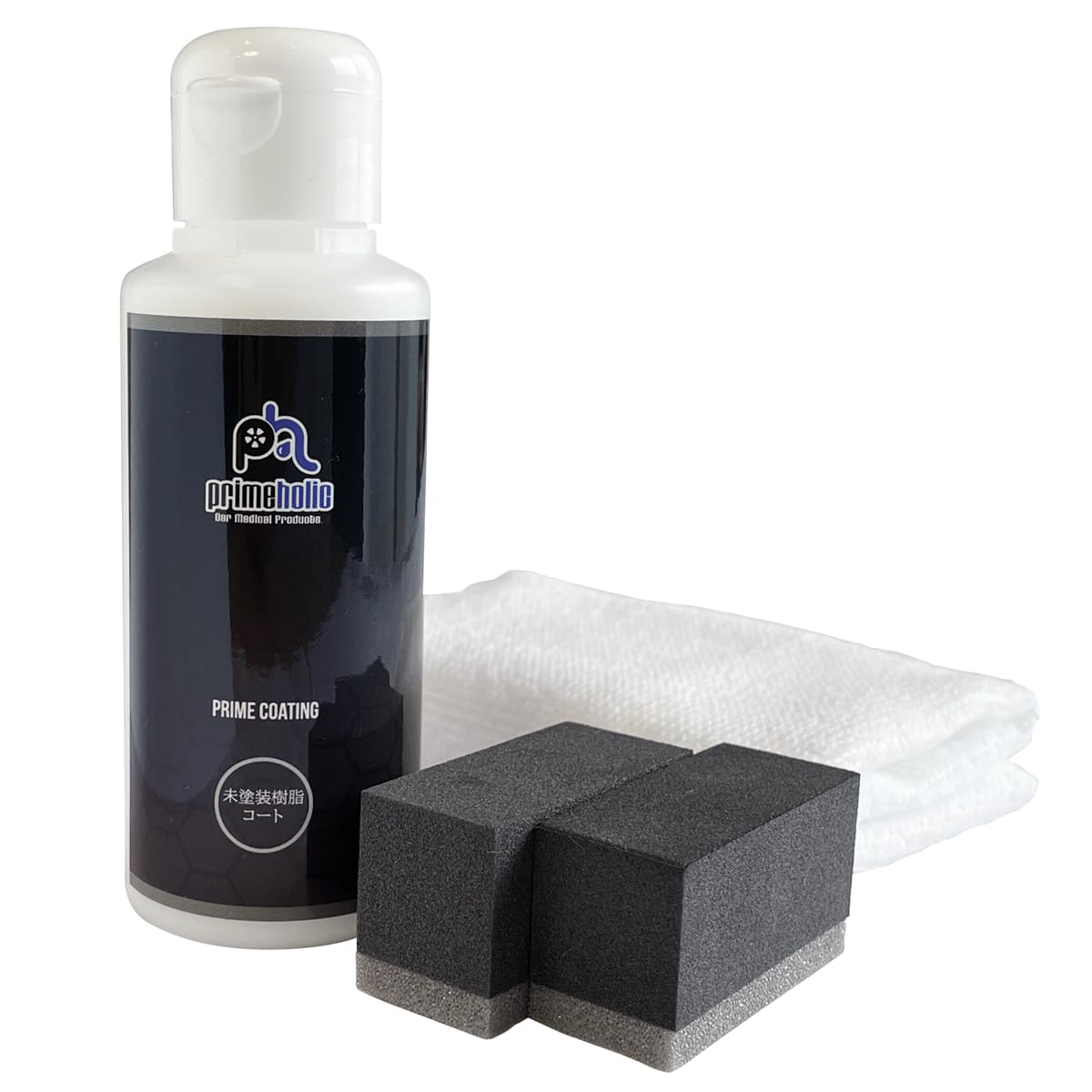 

Primeholic 100ml - Blackout Coating for Unpainted Resin Parts, UV Protection, Polishing, and Whitening