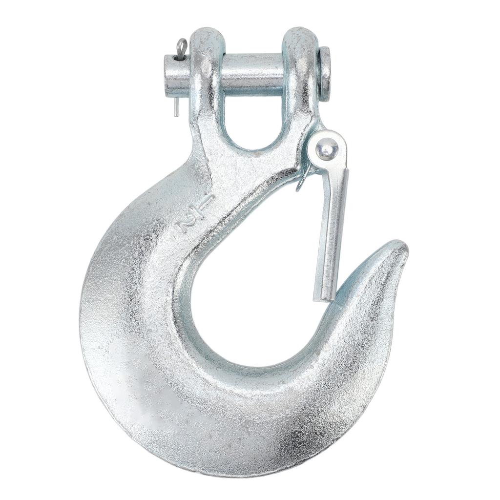 1 2 Inch Safety Chain Hook High Breaking Strength G70 Alloy Steel Heavy Duty for Winch Trailer Transport Vehicle Boat
