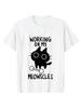 Summer Clothes Street Hip Hop Black Cat Anime Tees Fitness Cat Print T-Shirts Female Short Sleeve Tshirt
